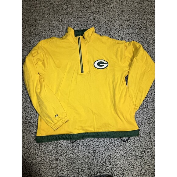 Vintage Mirage Green Bay Packers Jacket Size XL Quarter Zip Reversible - Picture 4 of 11
